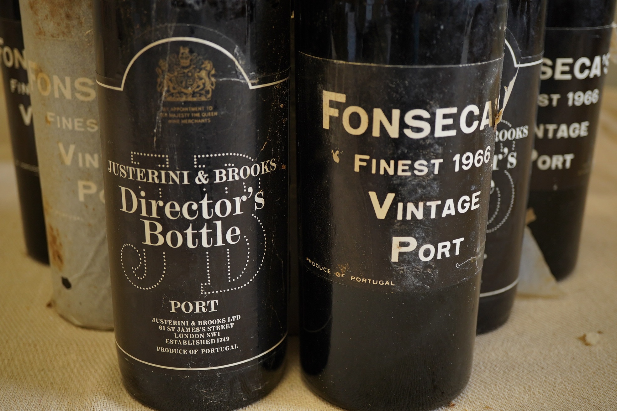 Seven bottles of 1966 Fonseca's vintage port and two others